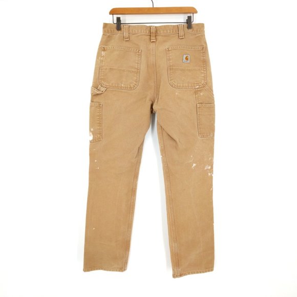 Vintage Carhartt Dungaree Distressed Work Pants 34 - Picture 6 of 9
